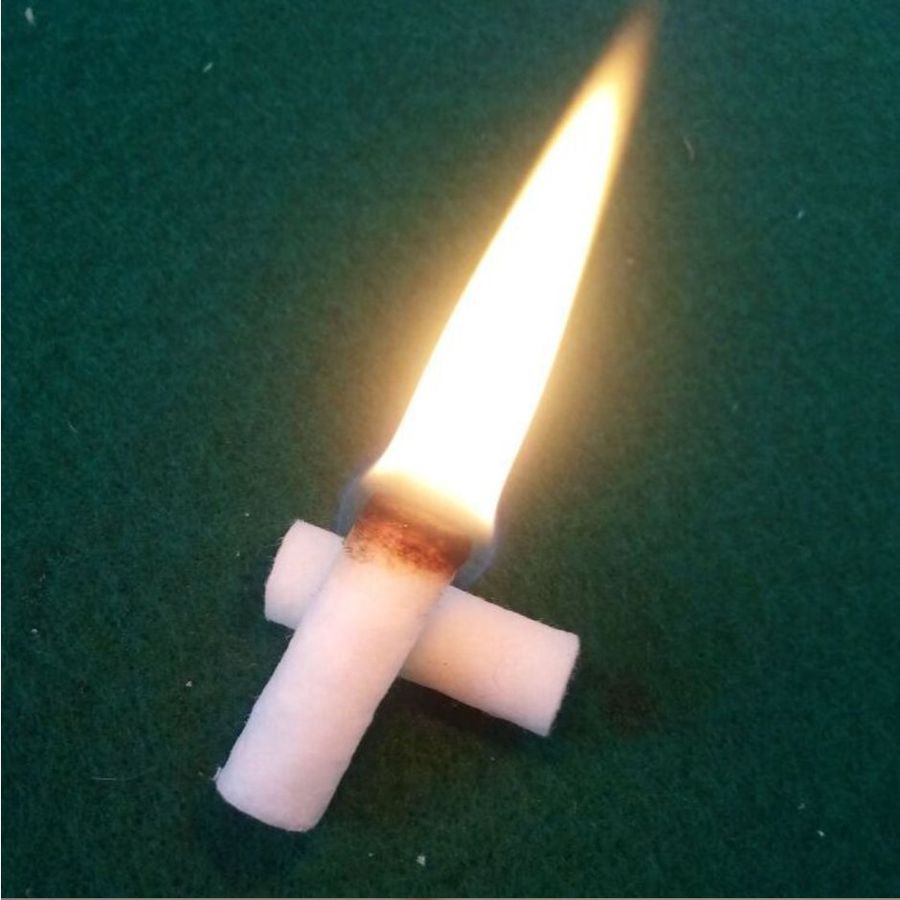 A single plug burning