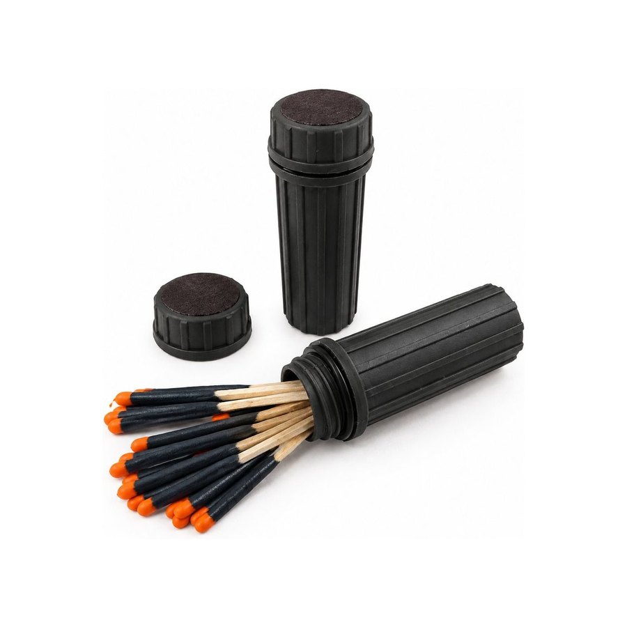 Pair of black match tubes