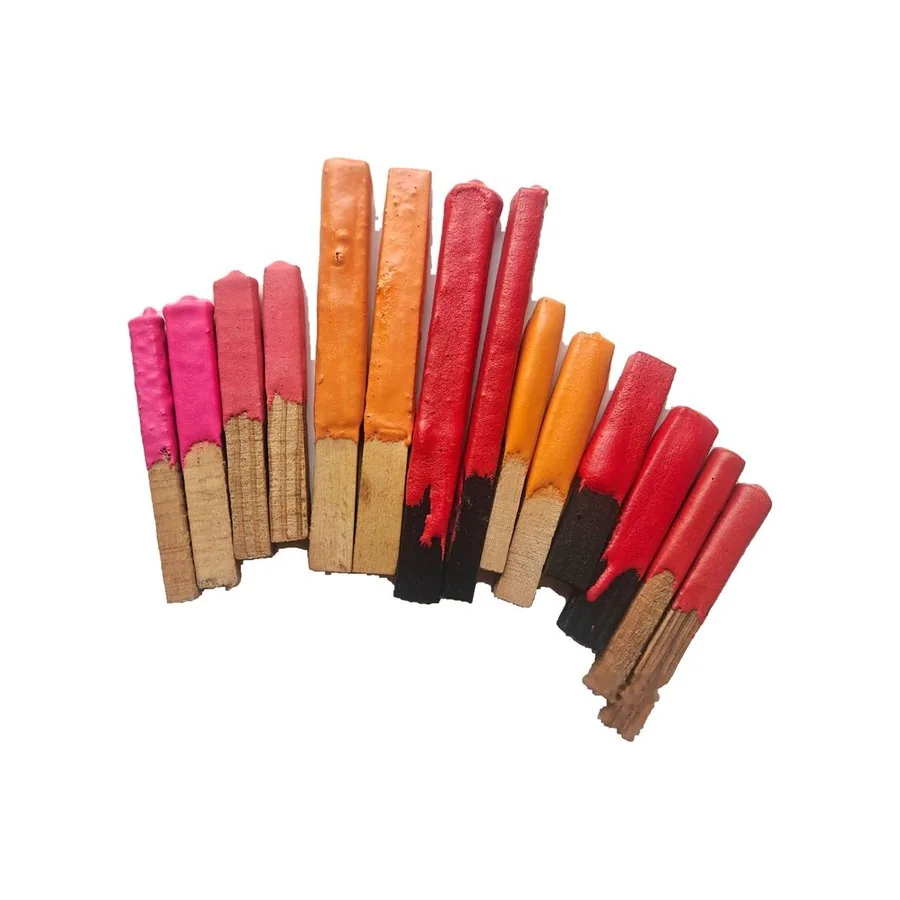 Coloured firelighter sticks